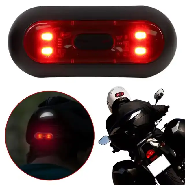 RedGuard লাল LED হেলমেট সেফটি লাইট
